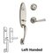 Baldwin Reserve - Chesapeake Handleset with Federal Door Lever with Traditional Round Rose