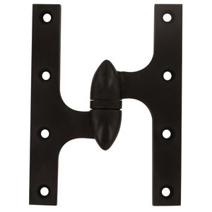 Deltana - Solid Brass 6" x 4 1/2" Olive Knuckle Door Hinge (Sold Individually)