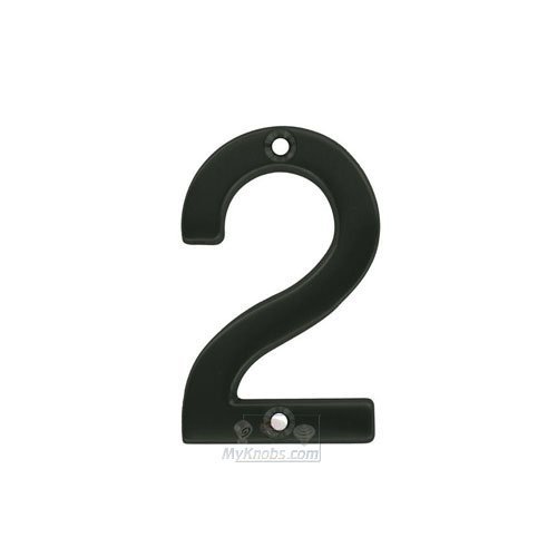 3" House Number ( 2 ) in Bronze