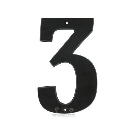5" House Number ( 3 ) in Bronze