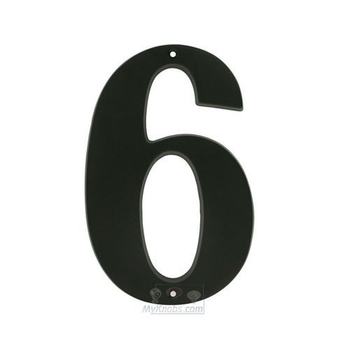 5" House Number ( 6 ) in Bronze