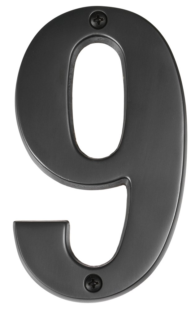 5" House Number ( 9 ) in Bronze