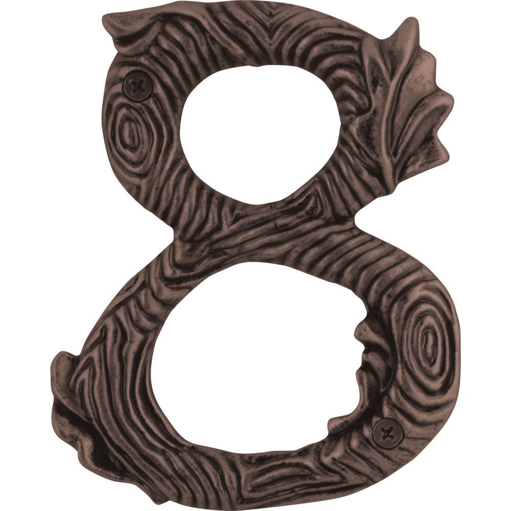 # 8 House Number in Craftsman Copper