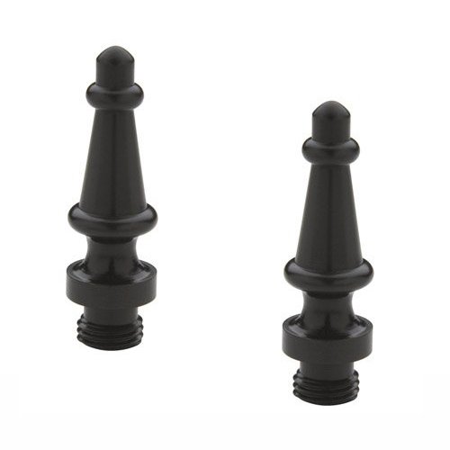 Steeple Tip Door Hinge Finial for Square Hinges (Sold as a Pair) in Oil Rubbed Bronze