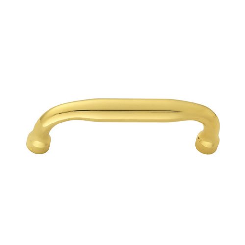 5 1/2" Centers Utility Surface Mounted Handle in Lifetime PVD Polished Brass
