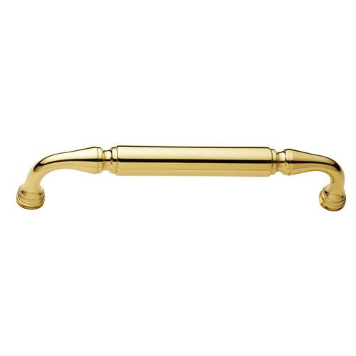 10" Centers Richmond Surface Mounted Door Pull in Lifetime PVD Polished Brass
