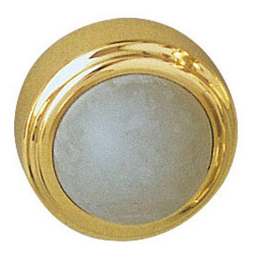 1 3/4" Wall Type Flush Bumper in Polished Brass
