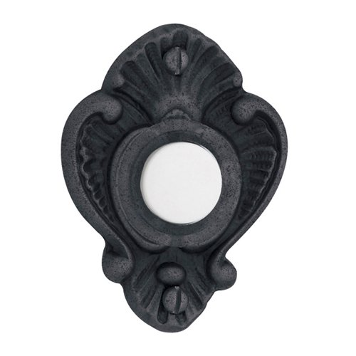 2" x 1 1/2" Victorian Bell Button in Distressed Oil Rubbed Bronze