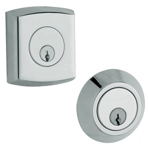 Double Cylinder Deadbolt in Polished Chrome