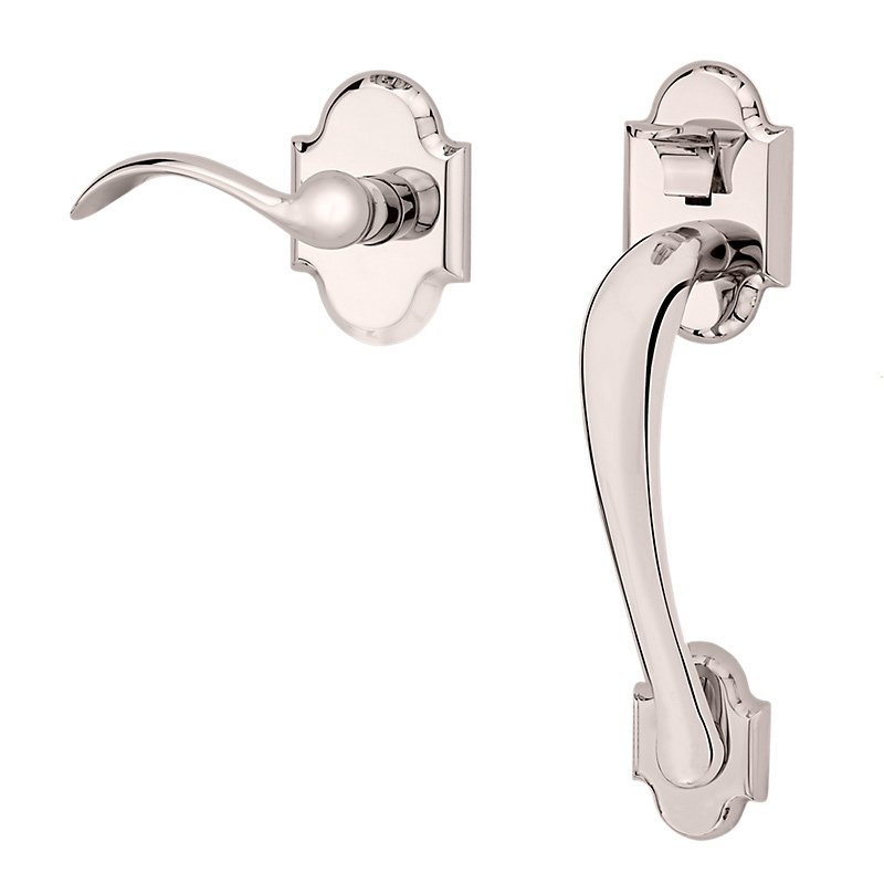 Right Handed Passage Handleset Kit in Lifetime Pvd Polished Nickel