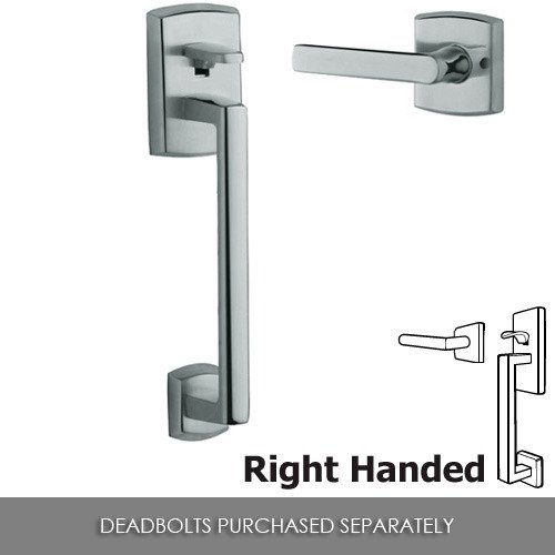 Right Handed Passage Handleset Kit in Polished Chrome