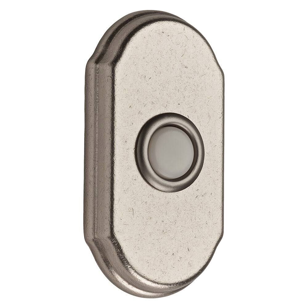 Arch Door Bell Button in White Bronze