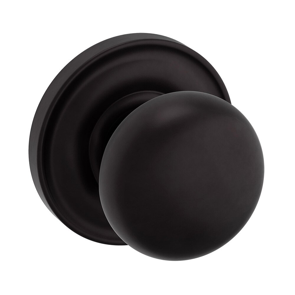 Single Dummy 5000 Estate Knob with 5048 Rose in Oil Rubbed Bronze