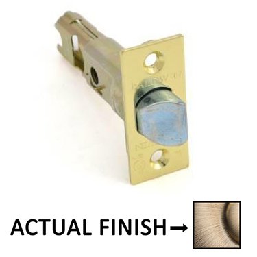Square UL Rated Plainlatch for Handleset (Single Cylinder/Double Cylinder) and Knob/Lever (Passage/Privacy) in Matte Brass & Black