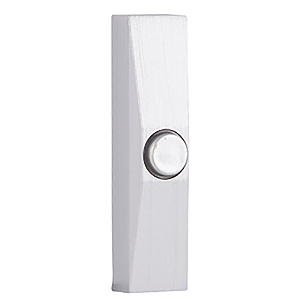 Surface Mount Push Button Door Bell In Brushed Polished Nickel