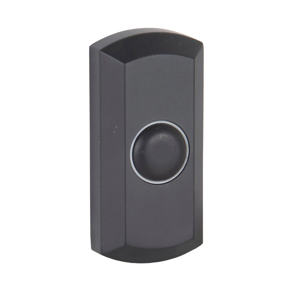 Surface Mount Push Button Door Bell In Flat Black