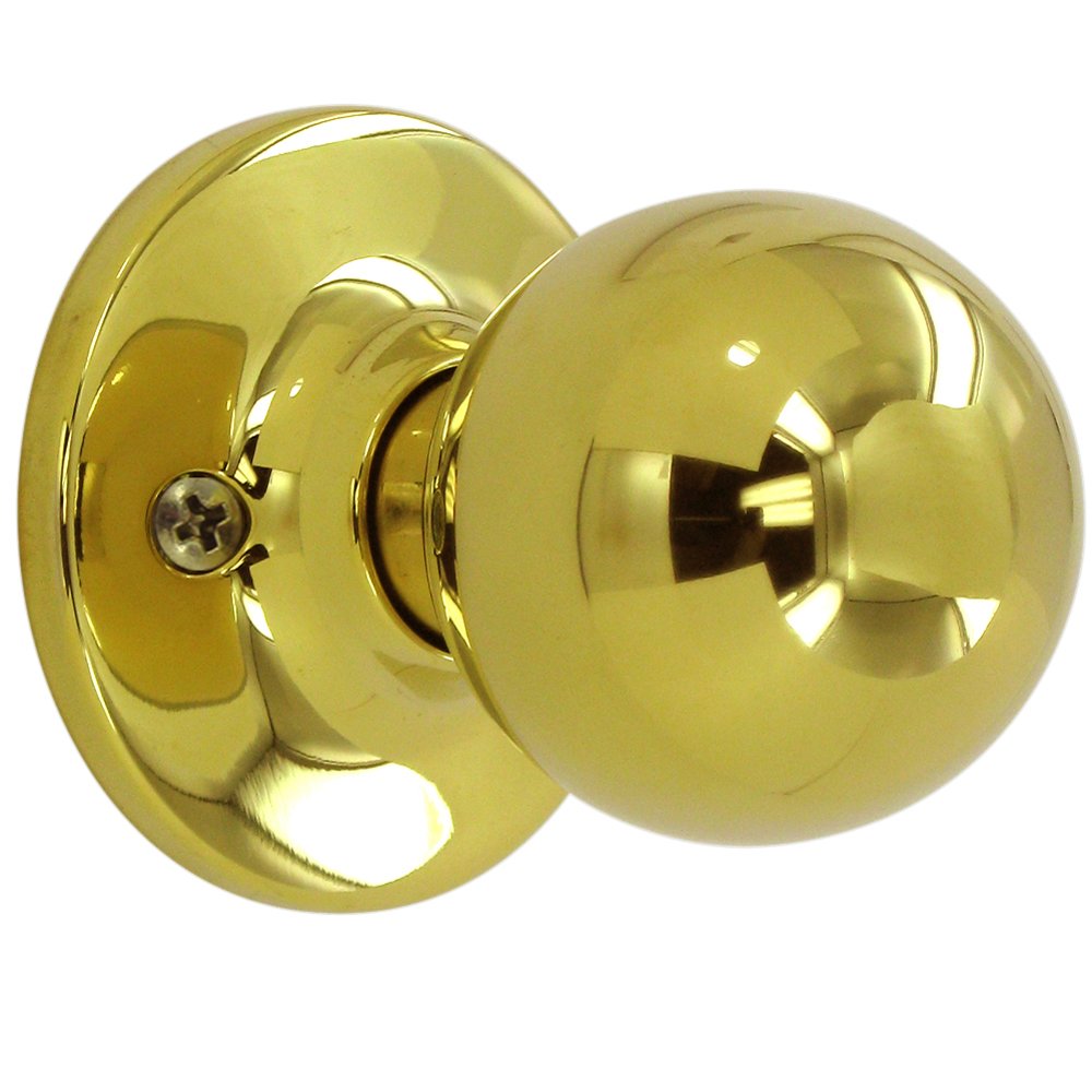 Single Dummy Door Knob in PVD Brass