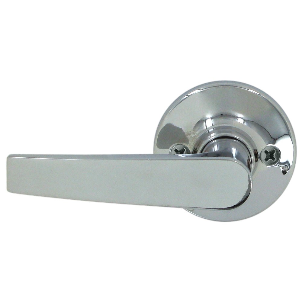 Single Dummy Door Lever in Polished Chrome
