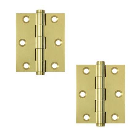 3"x 2 1/2" Screen Door Hinge (SOLD AS A PAIR) in Polished Brass