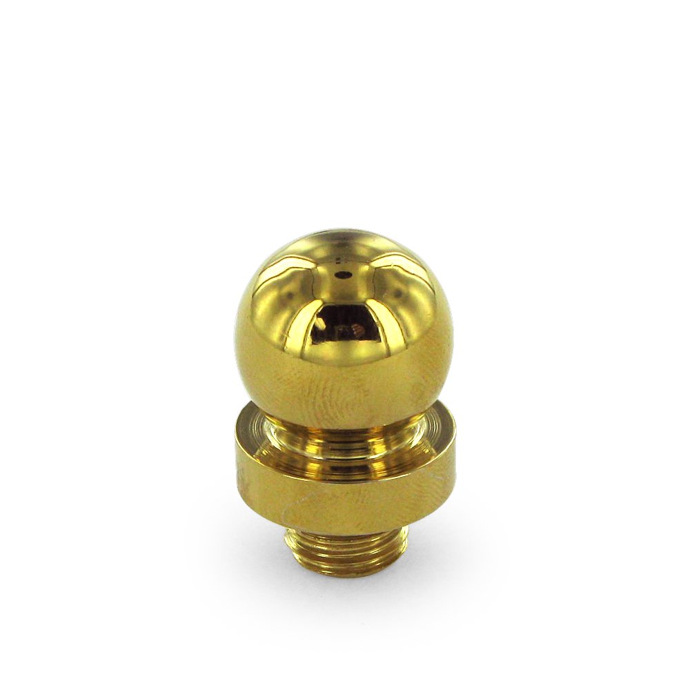 Solid Brass Ball Tip Door Hinge Finial for 6" x 6" Special Feature Door Hinges (Sold Individually) in PVD Brass