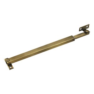 Solid Brass 12" Friction Casement Adjuster in Antique Brass