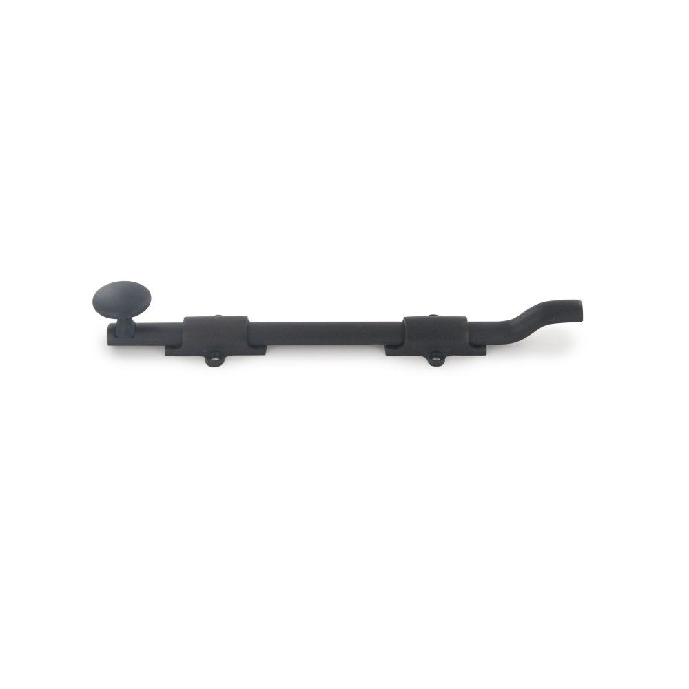 Solid Brass 10" Heavy Duty Surface Bolt with Off Set in Oil Rubbed Bronze