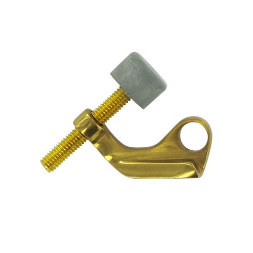 Solid Brass Hinge Mounted Hinge Pin Stop for Steel Hinges in PVD Brass