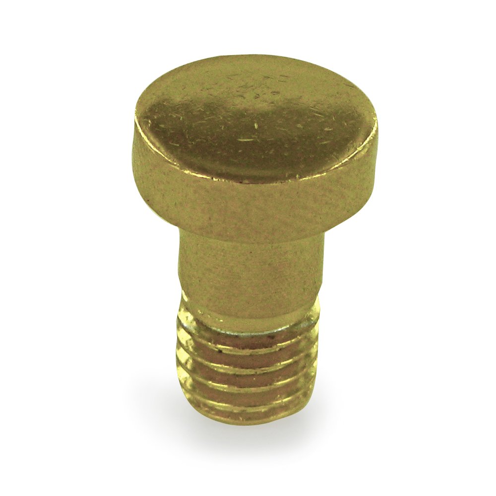 Solid Brass Extended Button Tip for Solid Brass Hinges and Hinge Pin Door Stops (Sold Individually) in PVD Brass