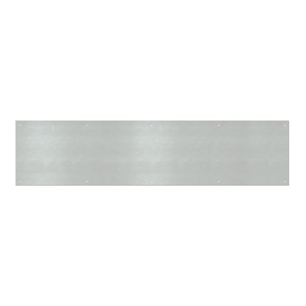 Kick Plate 8" x 34 " in Brushed Stainless Steel
