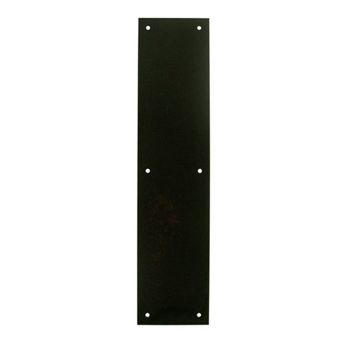 Solid Brass 15" x 3 1/2" Push Plate in Oil Rubbed Bronze
