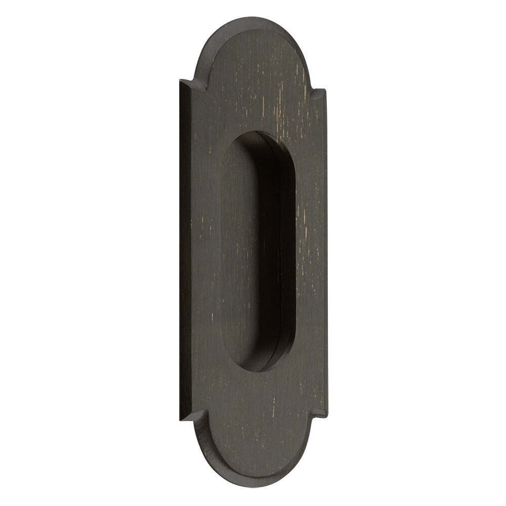 5" #8 Arch Flush Pull in Medium Bronze