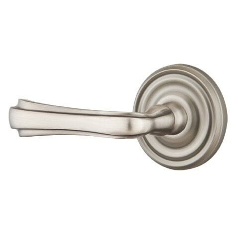 Passage Left Handed Wembley Lever With Regular Rose in Pewter