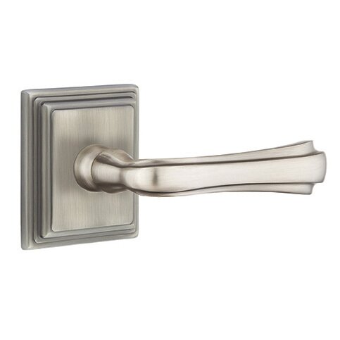 Double Dummy Wembley Right Handed Lever With Wilshire Rose in Pewter