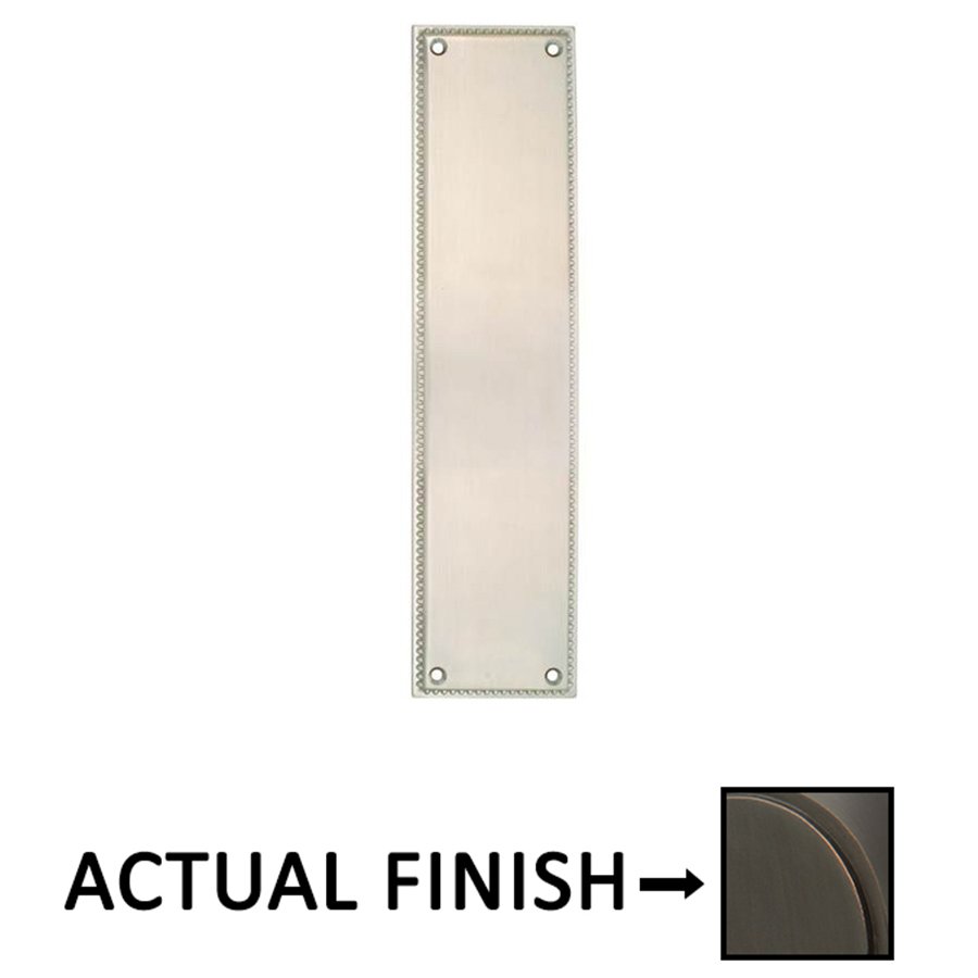 Knoxville Push Plate in Oil Rubbed Bronze