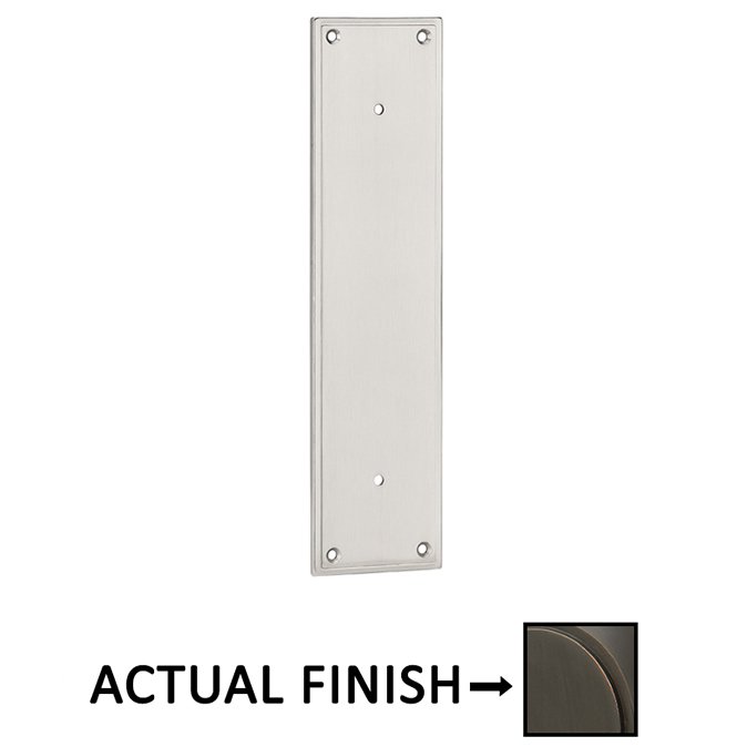 8" Centers Modern Pull Plate in Oil Rubbed Bronze