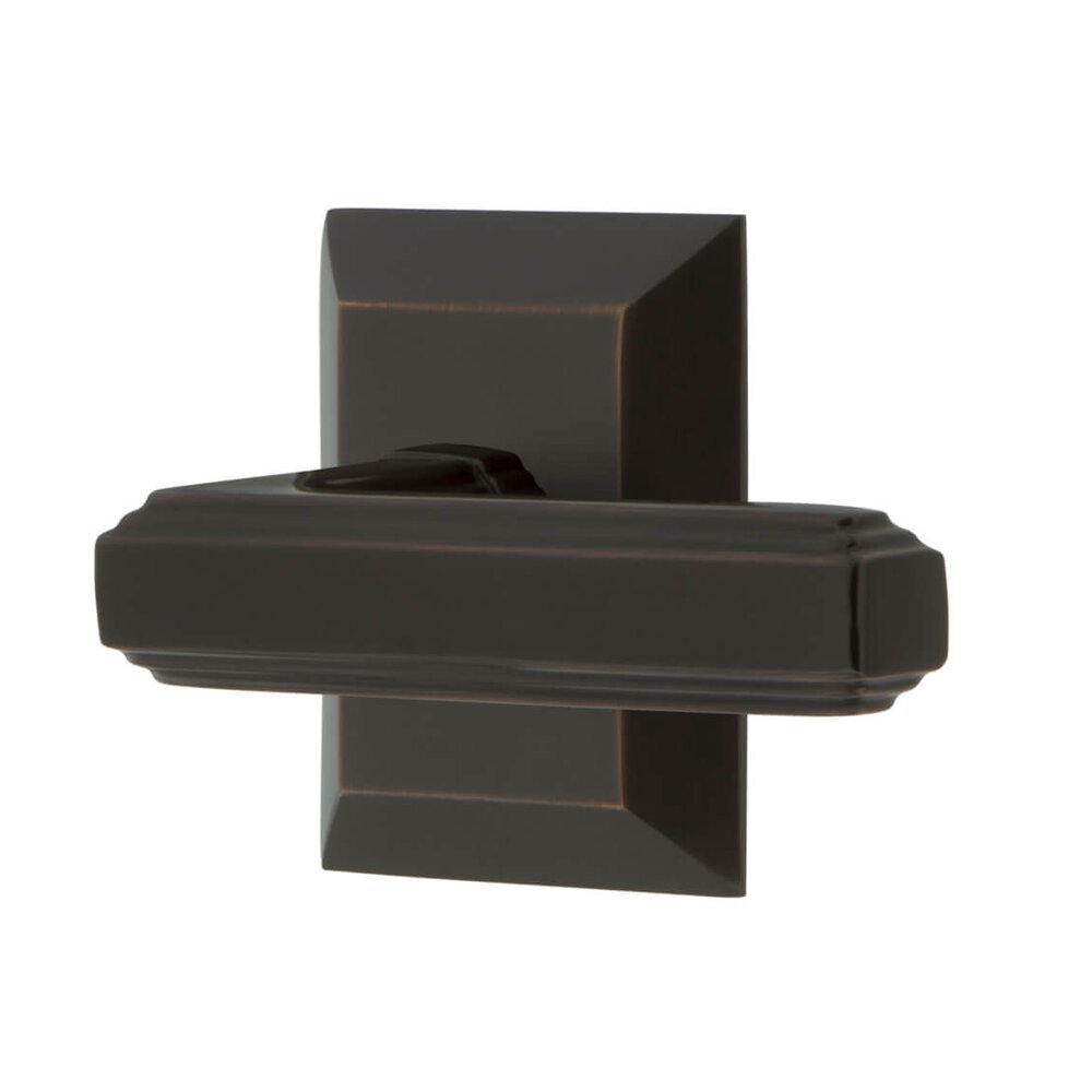 Fifth Avenue Square Rosette Single Dummy with Carre Lever in Timeless Bronze