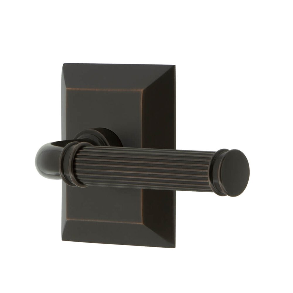 Fifth Avenue Square Rosette Single Dummy with Soleil Lever in Timeless Bronze