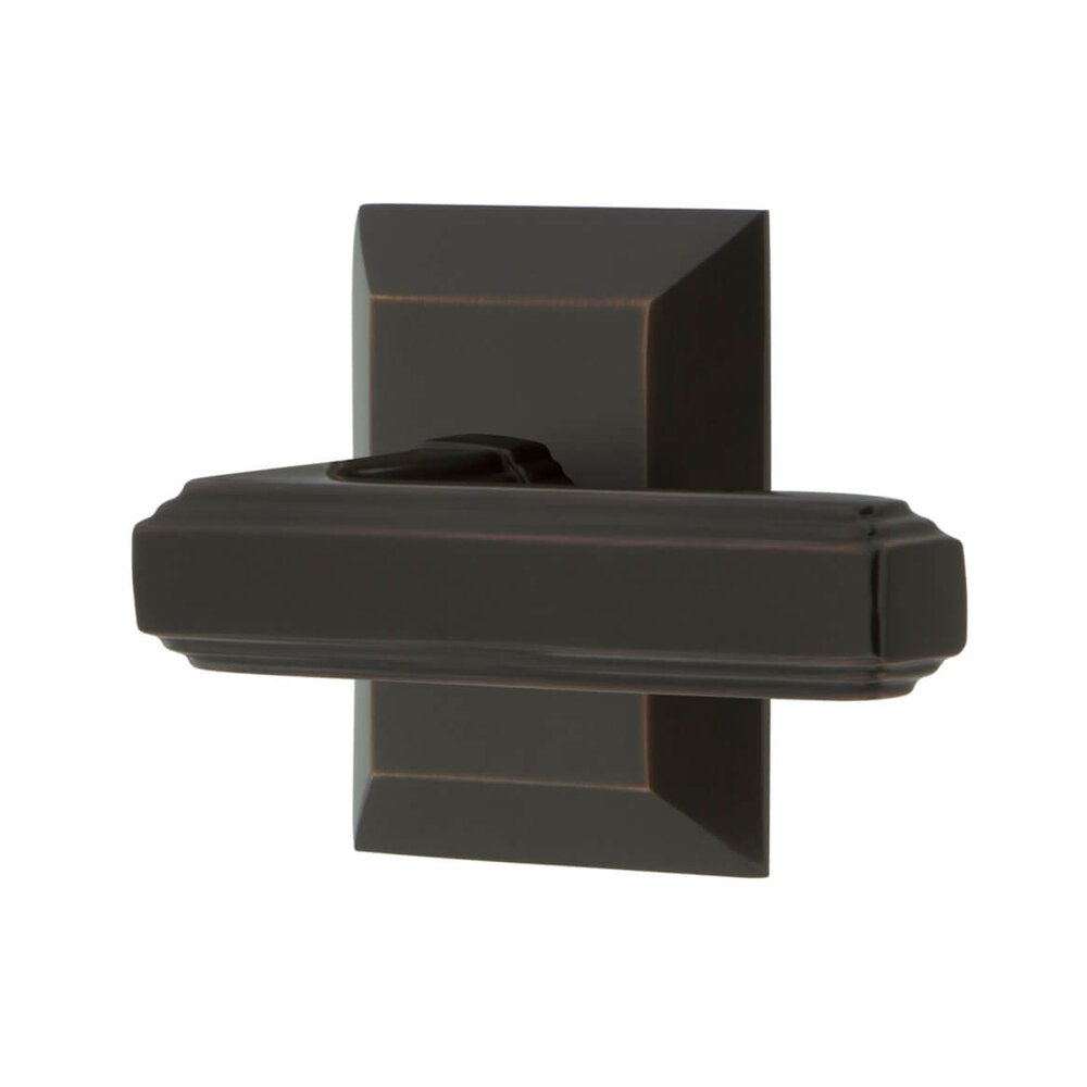 Fifth Avenue Square Rosette Double Dummy with Carre Lever in Timeless Bronze