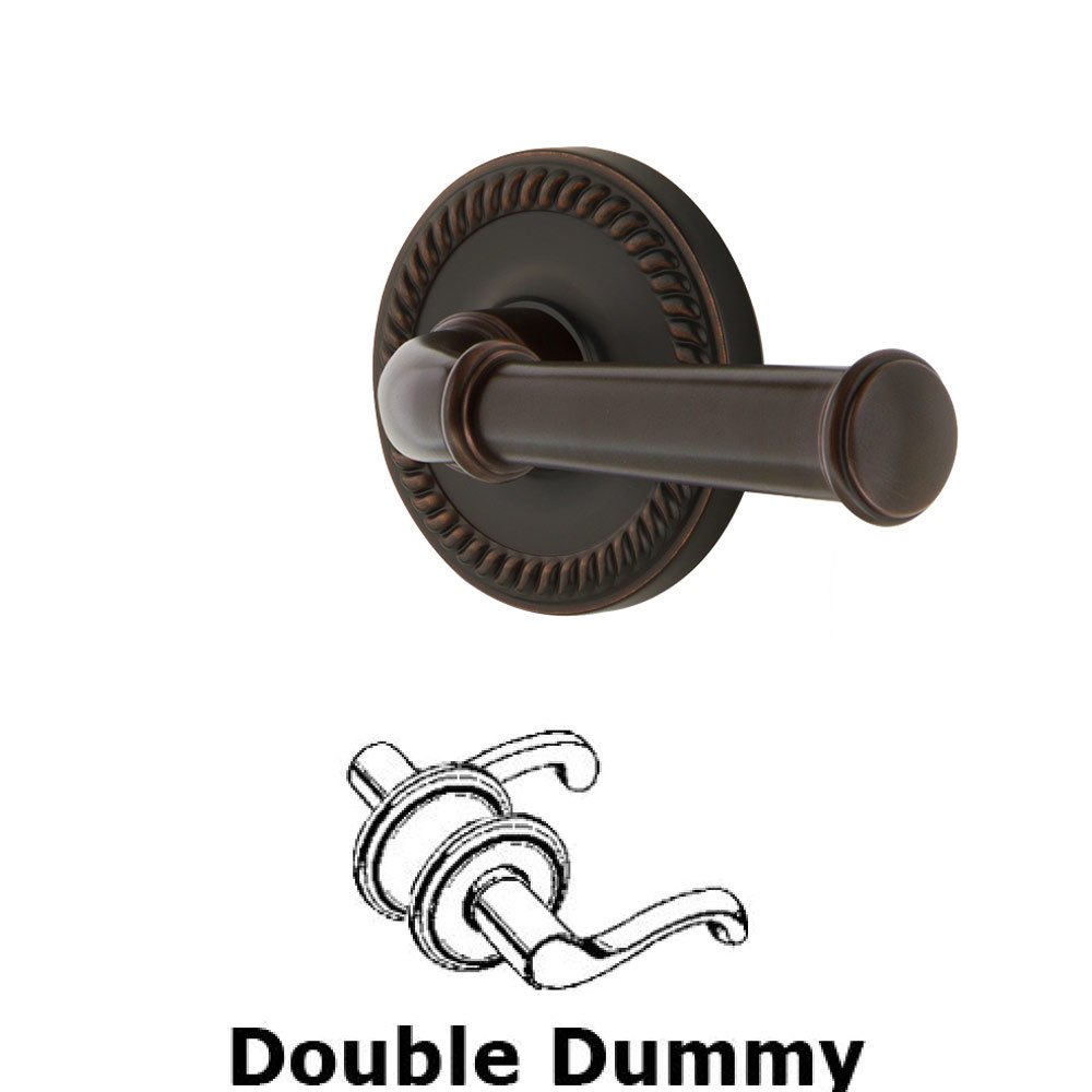 Grandeur Newport Plate Double Dummy with Georgetown Lever in Timeless Bronze