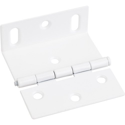 2-1/2" Wrap Around with Large Slotted Holes in Bright White