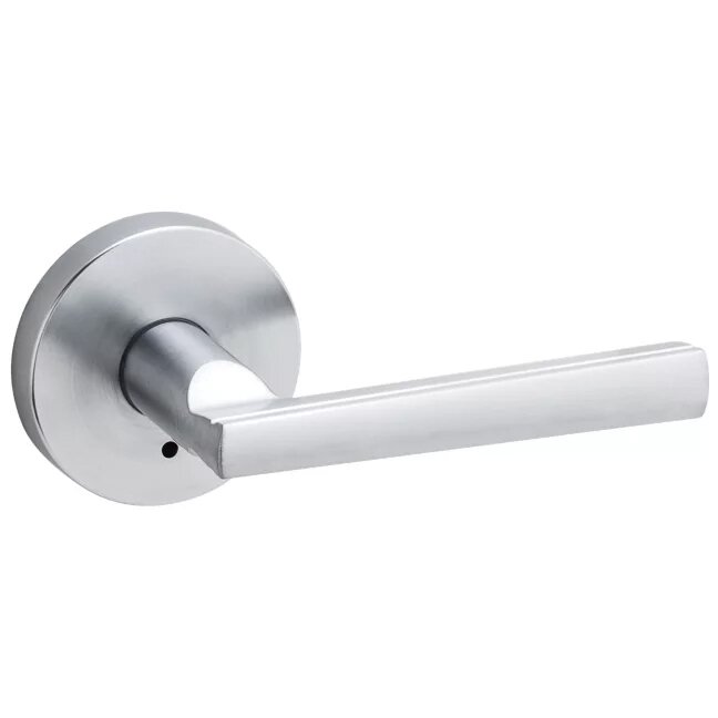 Montreal Privacy Door Lever in Satin Chrome