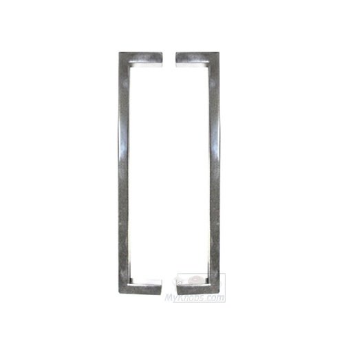 17 3/4" Centers Back to Back Squared Appliance/Shower Door Pull in Polished Stainless Steel