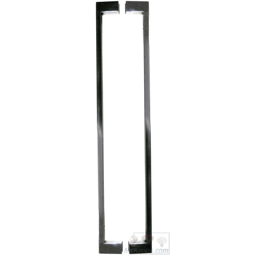 17 3/4" Centers Back to Back Rectangular Appliance/Shower Door Pull in Polished Stainless Steel