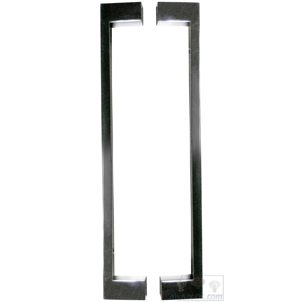 11 13/16" Centers Back to Back Rectangular Appliance/Shower Door Pull in Polished Stainless Steel