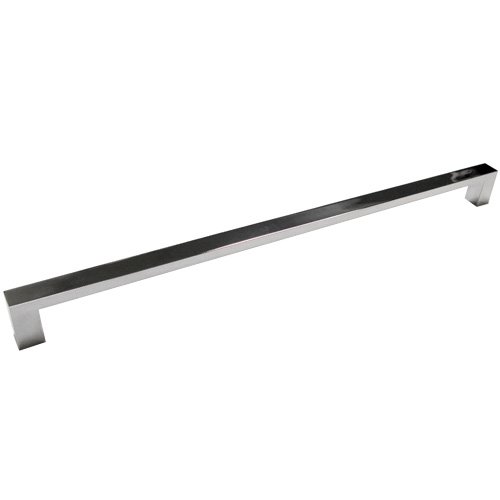 23 5/8" Centers Through Bolt Rectangular Oversized/Shower Door Pull in Polished Stainless Steel