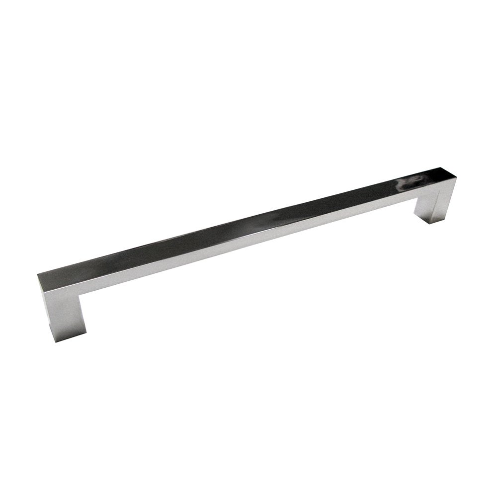 11 13/16" Centers Surface Mounted Rectangular Oversized Door Pull in Polished Stainless Steel