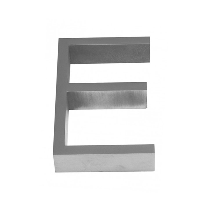 "E" House Letter in Satin Stainless Steel