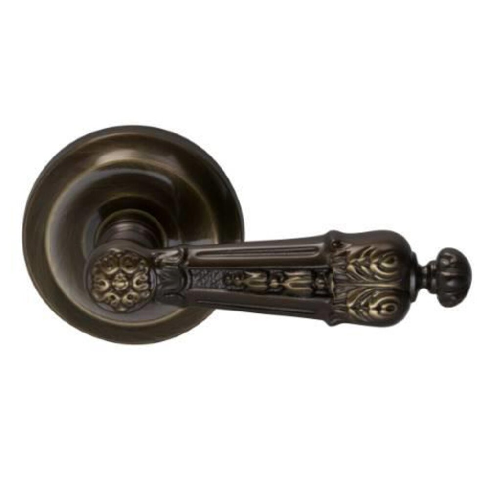 Privacy Royale Right Handed Lever with Radial Rosette in Shaded Bronze Lacquered