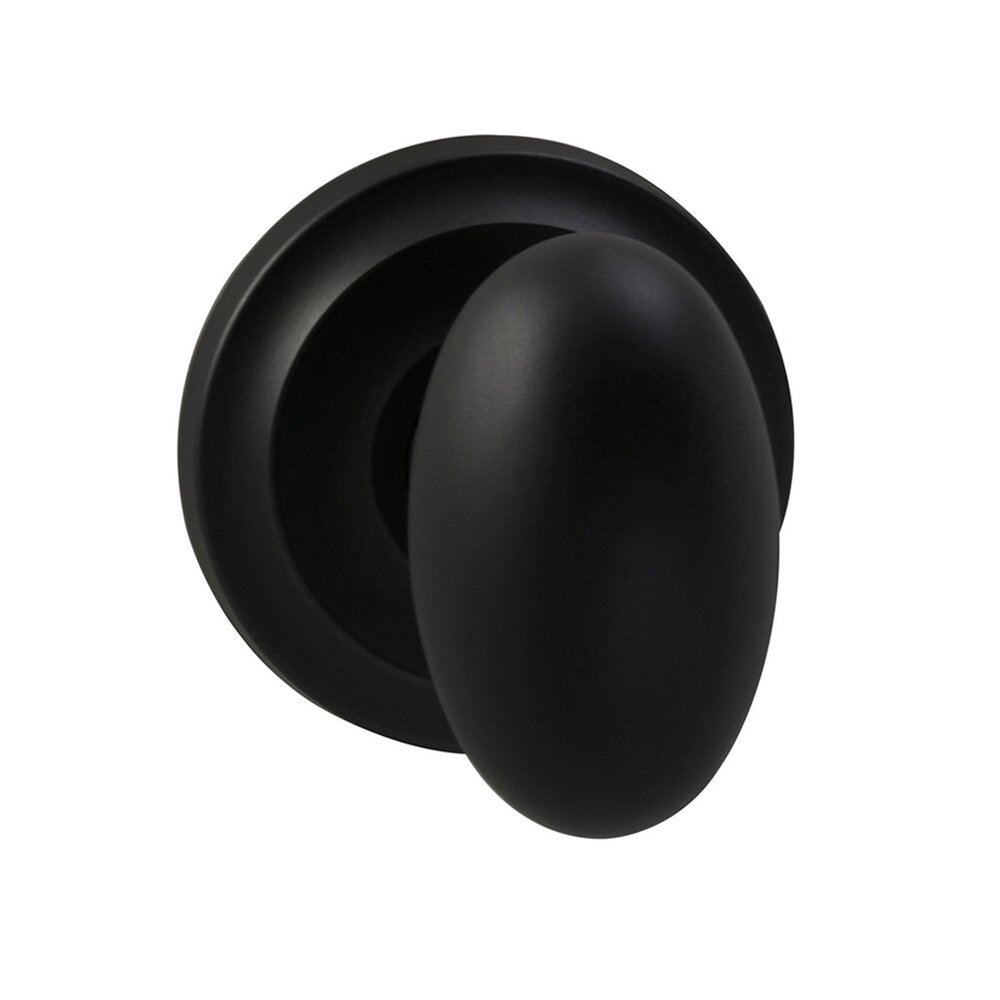 Privacy Traditions Knob with Radial Rosette in Oil Rubbed Bronze Lacquered