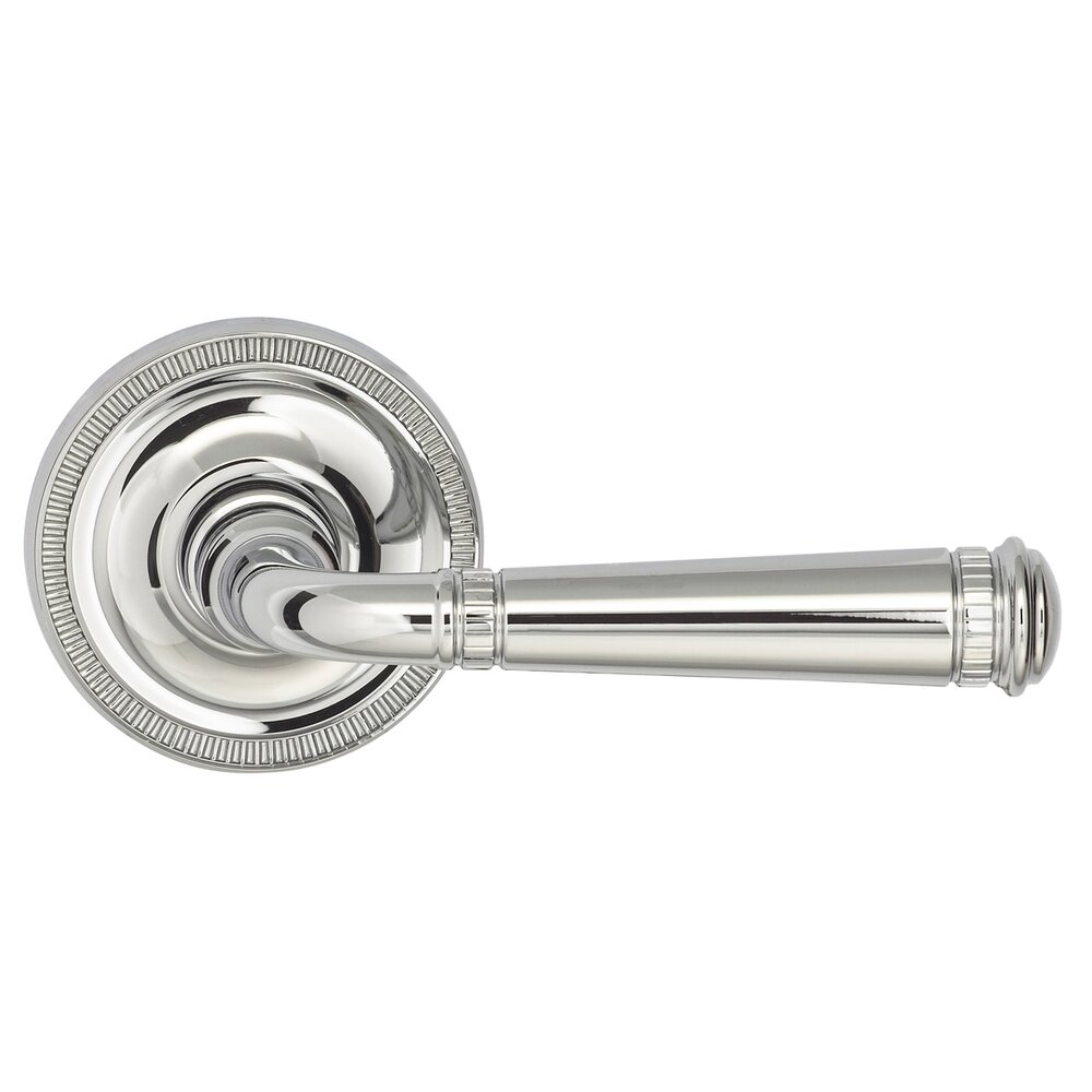 Passage Milled Lever Milled Rose in Polished Chrome